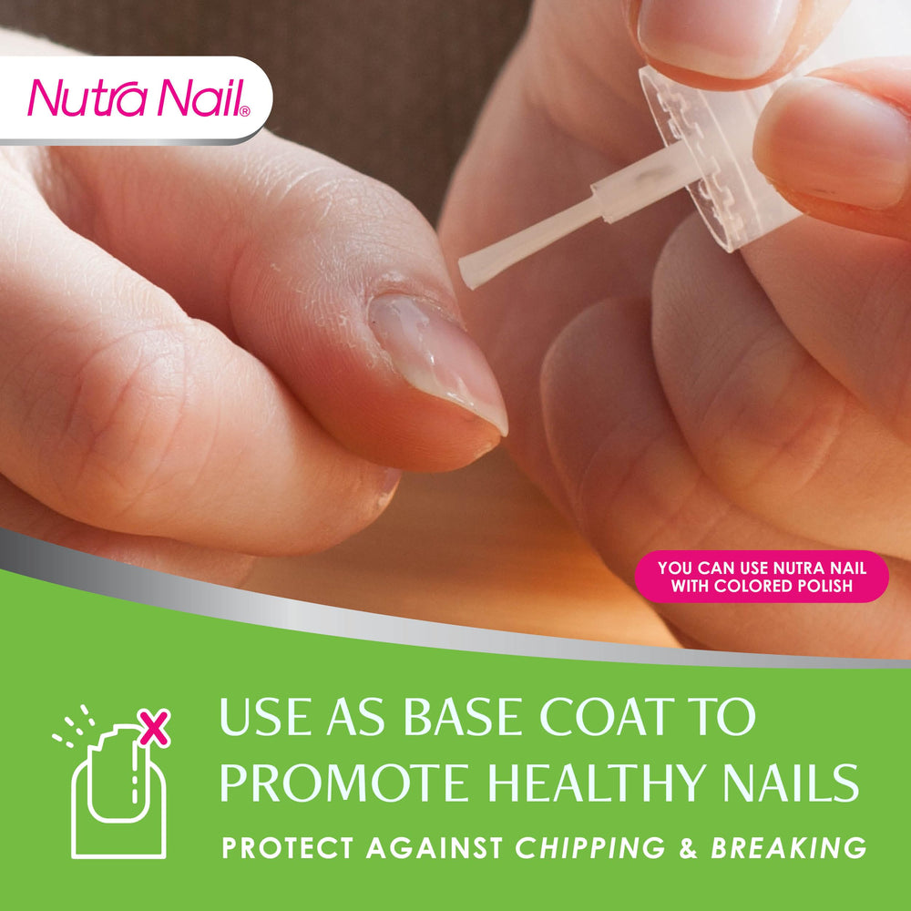 Nutra Nail etiqueta con ingredientes clave para fortalecer uñas