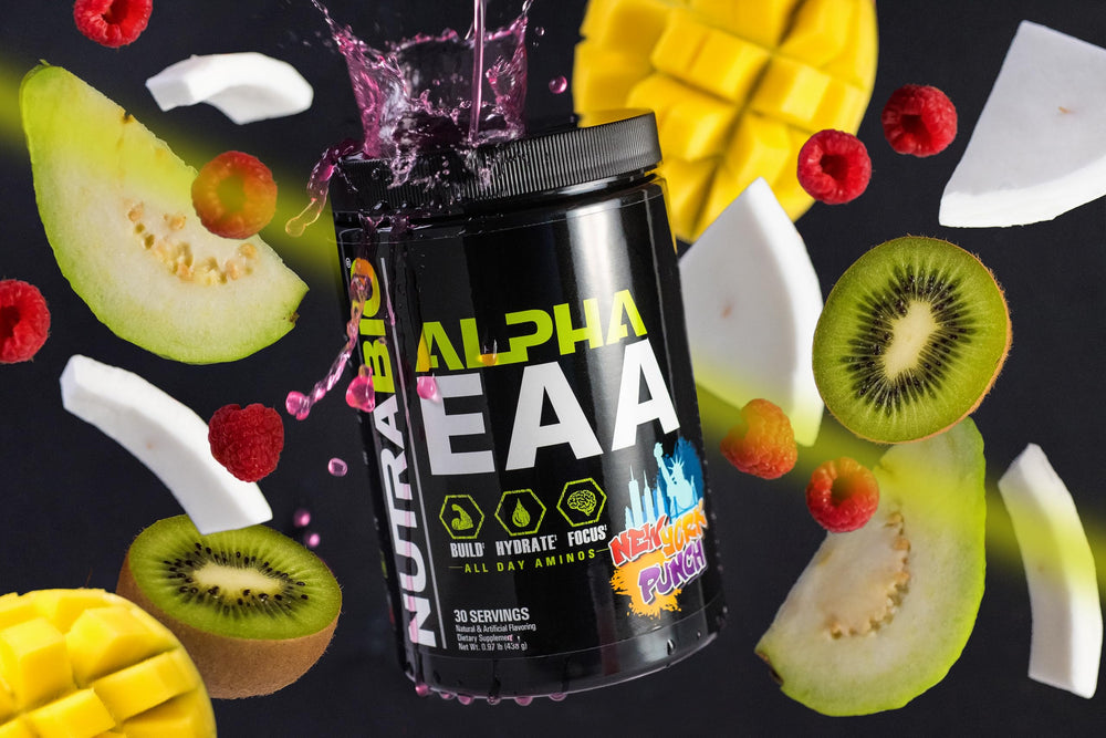 NutraBio Alpha EAA ambientación estilo de vida promueve bienestar activo
