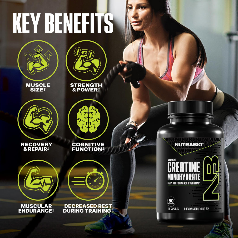 NutraBio bote abierto con etiqueta legible y aspecto premium