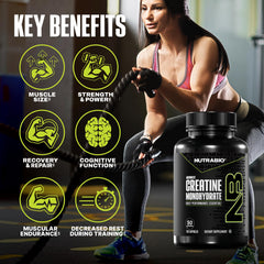 NutraBio bote abierto con etiqueta legible y aspecto premium