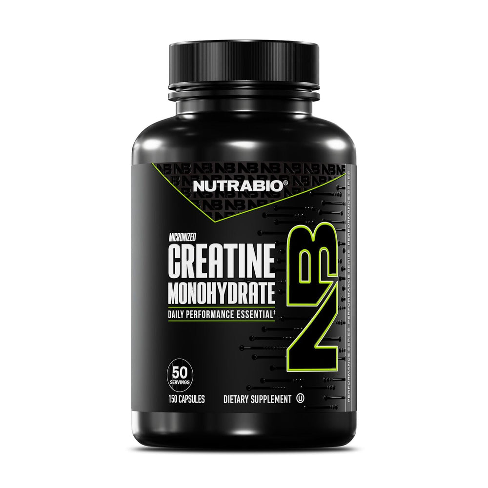 NutraBio caja frontal mostrando producto y beneficios claros