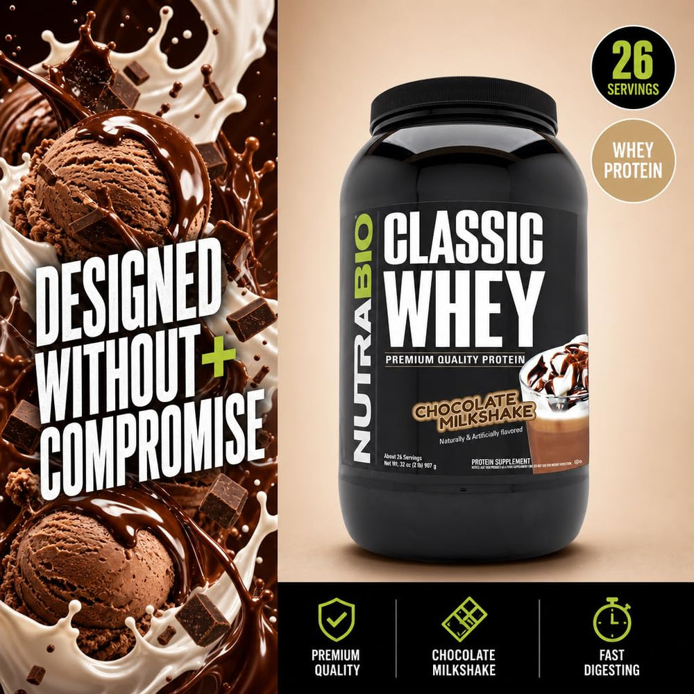 NutraBio polvo con textura de cacao ideal para mezclar y buen sabor