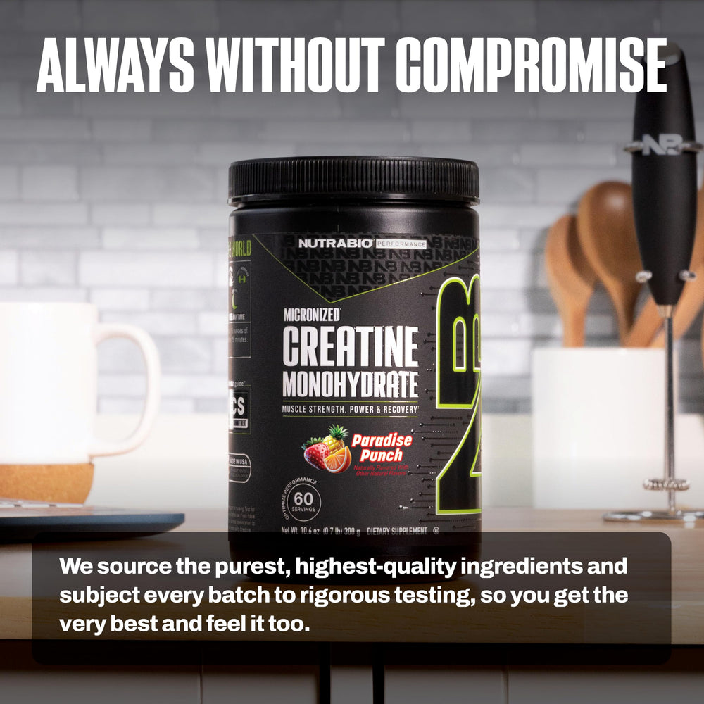 NutraBio producto en entorno de gimnasio mostrando uso práctico y conveniencia