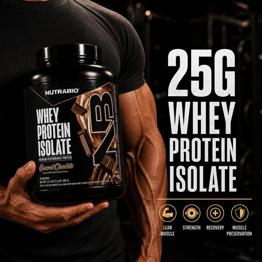 NutraBio sello de calidad y libre de soja y gluten, garantía de ingredientes puros