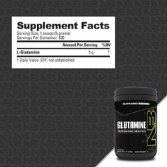 NutraBio detalle del rótulo con ingredientes y pureza clara