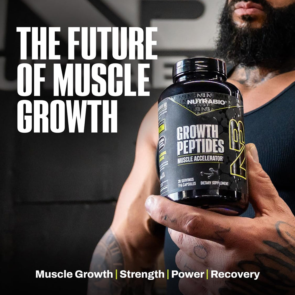 NutraBio Growth Peptides estilo de vida atleta preparación previa entrenamiento