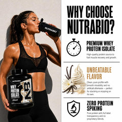 NutraBio etiqueta con información nutricional y transparencia de ingredientes