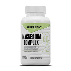 NutraBio frasco frontal mostrando la marca y el producto para confianza