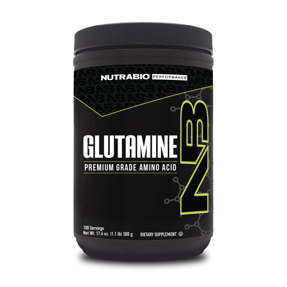 NutraBio frente del envase mostrando presentación limpia y puro