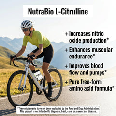 NutraBio l-citrulline mezclado con proteína en batido nutritivo