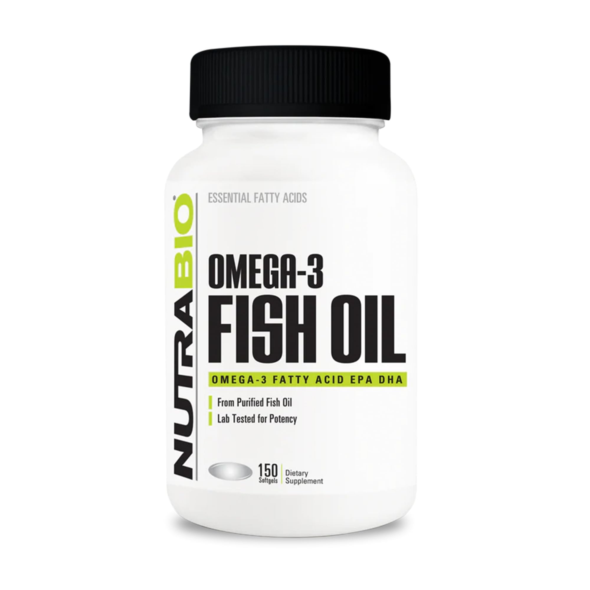 NutraBio envase frontal mostrando información clave y beneficios