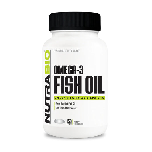 NutraBio envase frontal mostrando información clave y beneficios