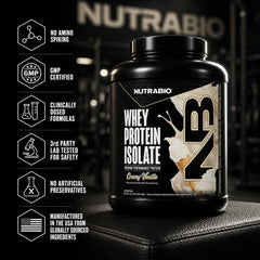NutraBio panqueques proteicos usando el polvo como ingrediente