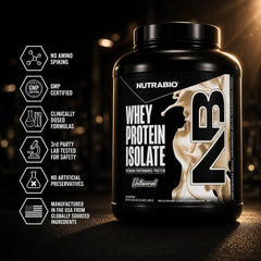 NutraBio yogur proteico con polvo agregado para aumentar proteína diaria