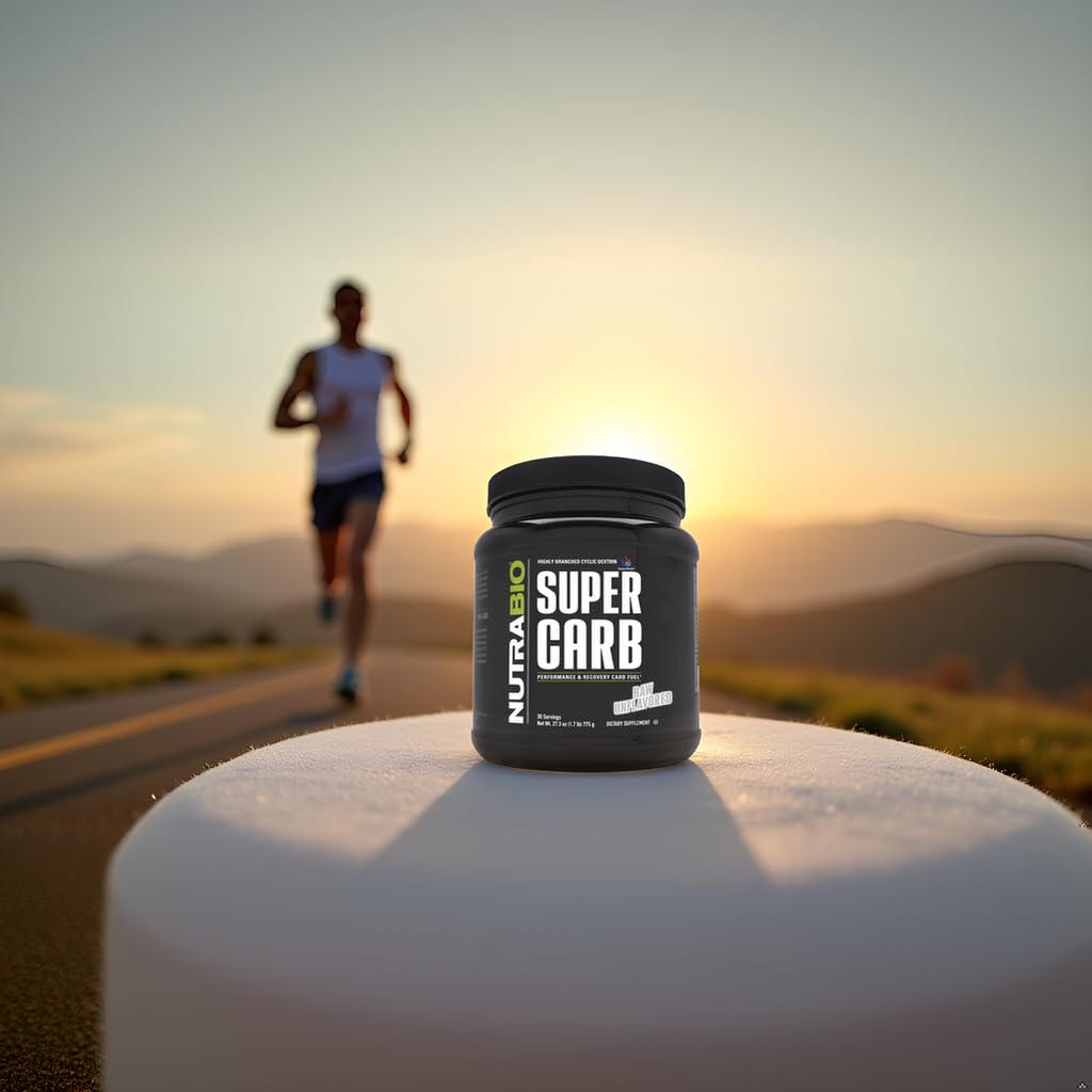 nutrabio cucharada con porción medida de Super Carb exacta