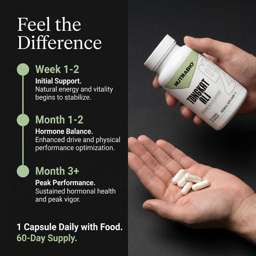 NutraBio suplemento en uso junto a pesas para mejorar rendimiento