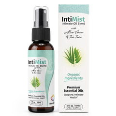 NutraBlast Intimist spray íntimo de frente mostrando envase compacto y práctico