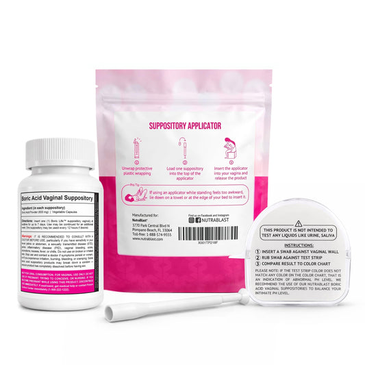 NutraBlast supositorio en primer plano, detalle de textura y tamaño