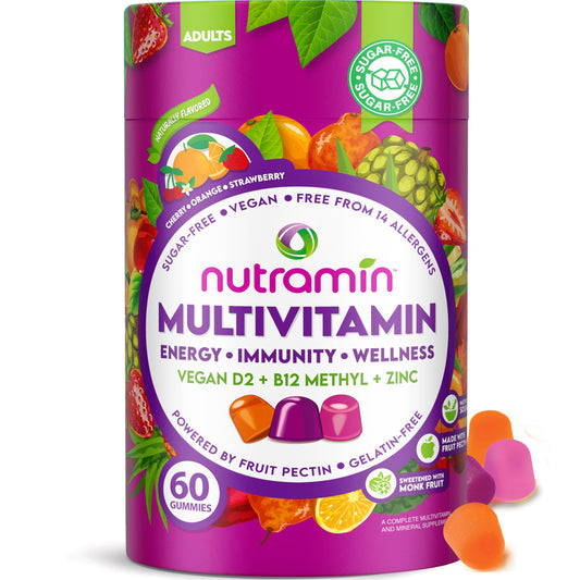 Nutracelle frente del empaque mostrando diseño y beneficio multivitamínico