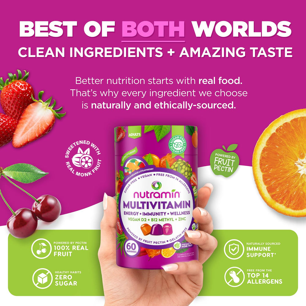 Nutracelle gomita en mano demostrando tamaño cómodo para consumir
