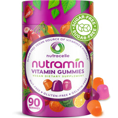 nutracelle nutramin envase frontal mostrando diseño y cantidad 90 unidades