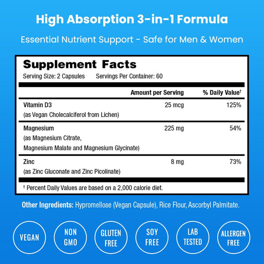 NutraChamps cápsulas veganas en mano para visualización de tamaño