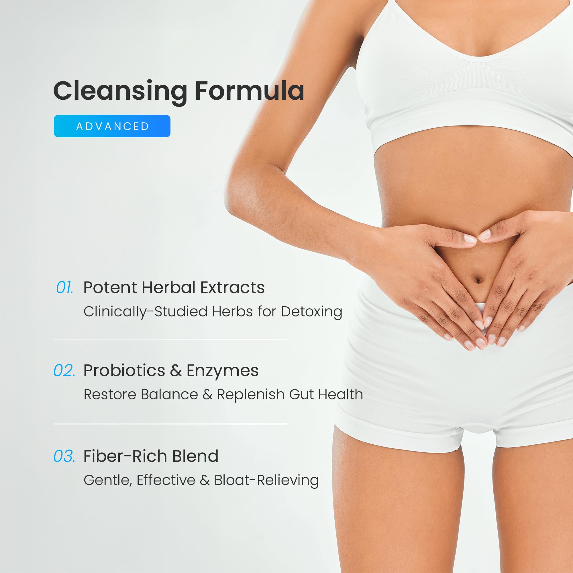 NutraChamps comparación de tamaño ilustrando cantidad por botella