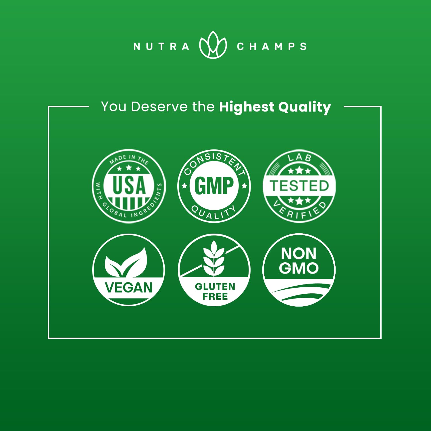 NutraChamps etiqueta centrada en rosavinas y salidrósidos, confianza en calidad