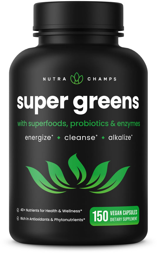 NutraChamps frente del producto mostrando el envase y beneficios visibles