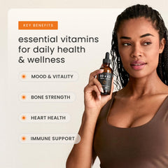 NutraChamps gotas añadidas a bebida sin alterar sabor para administración sencilla
