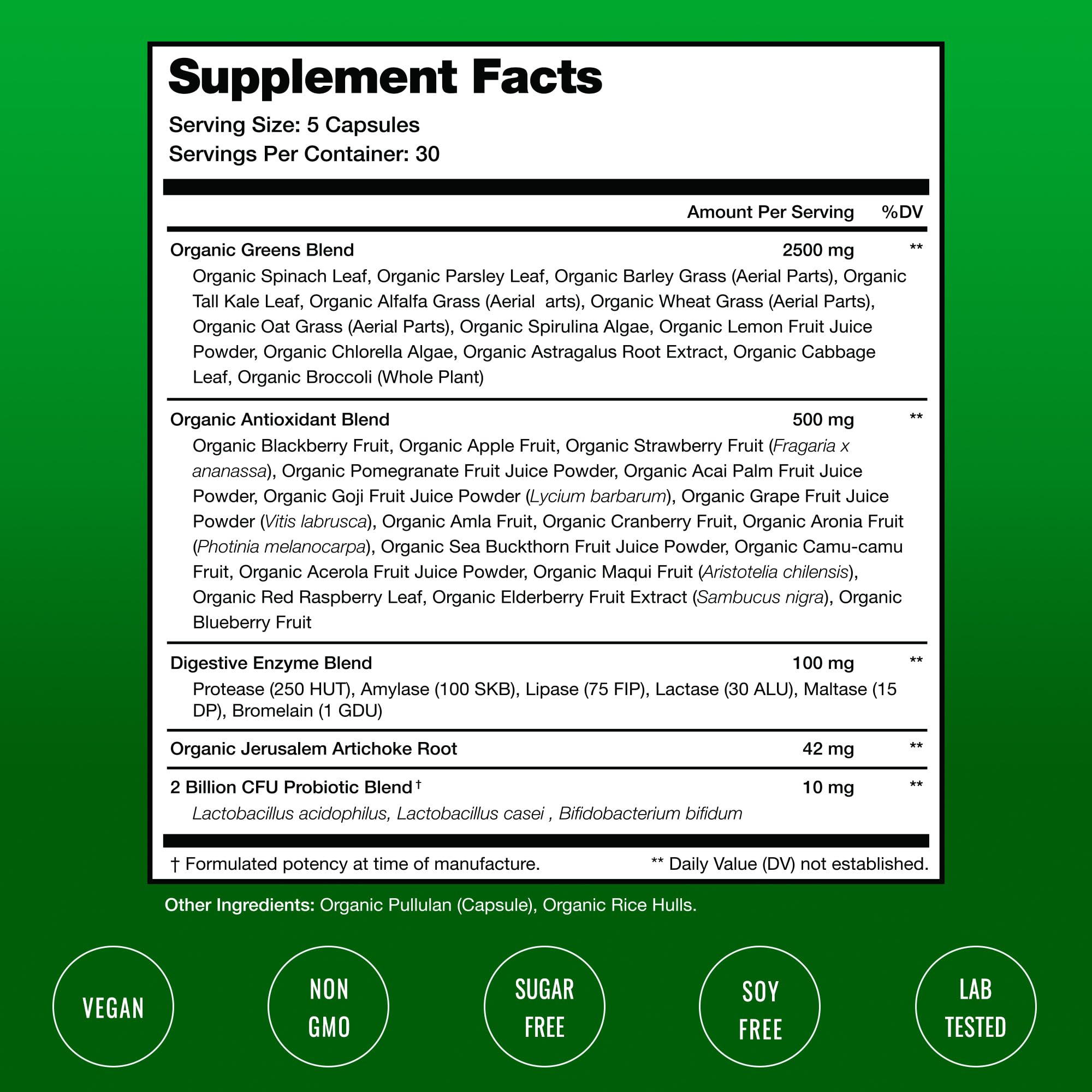 NutraChamps ingredientes frescos al lado para mostrar origen vegetal