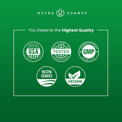 NutraChamps ingredientes naturales (pino, uva, remolacha) destacando origen