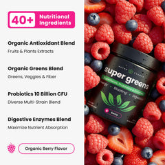 NutraChamps etiqueta de ingredientes orgánicos y listas claras