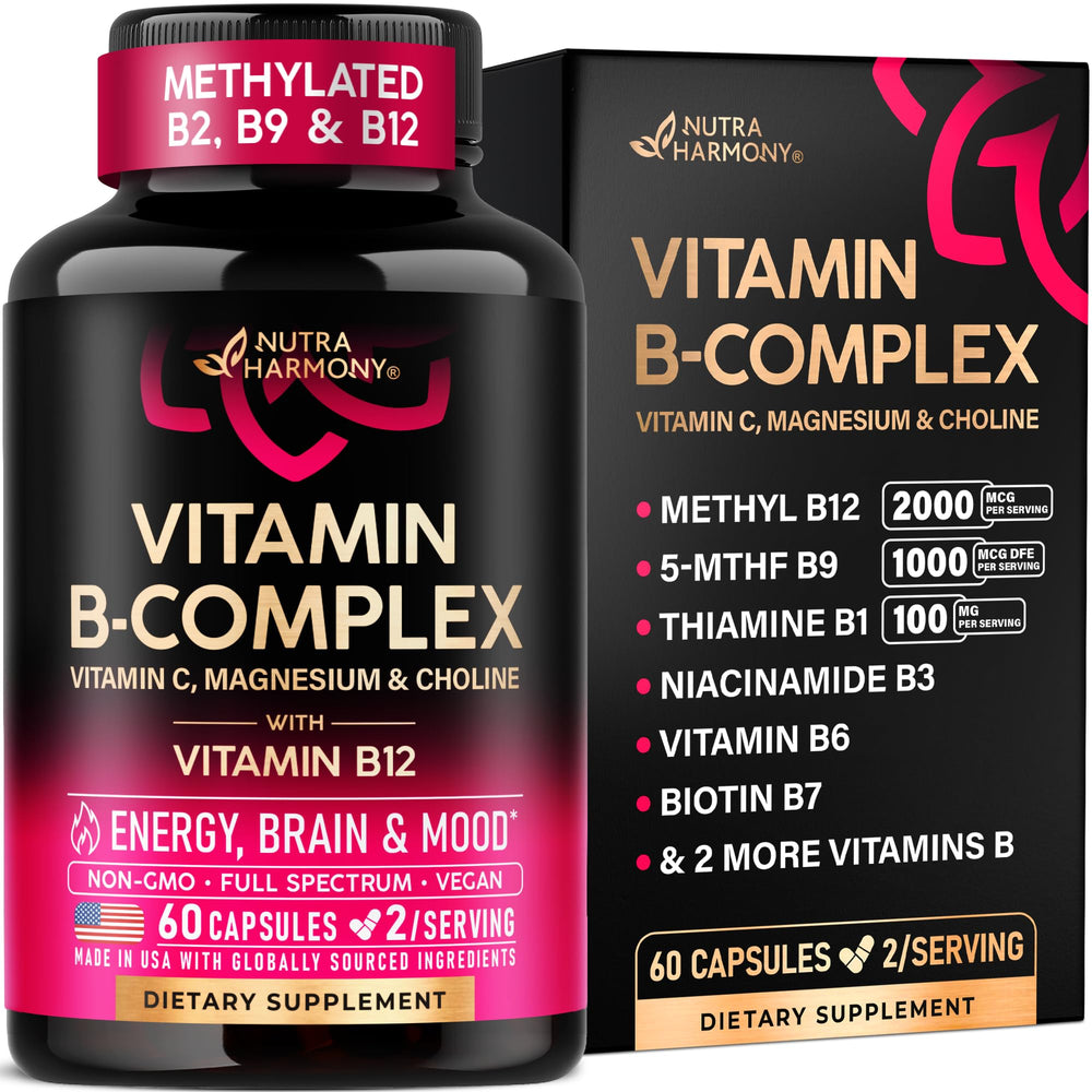 NUTRAHARMONY frasco frontal mostrando etiqueta y beneficios