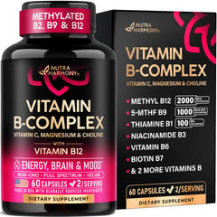 NUTRAHARMONY frasco frontal mostrando etiqueta y beneficios