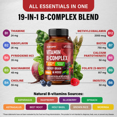 NUTRAHARMONY etiqueta con la lista de ingredientes y formas de vitaminas claras