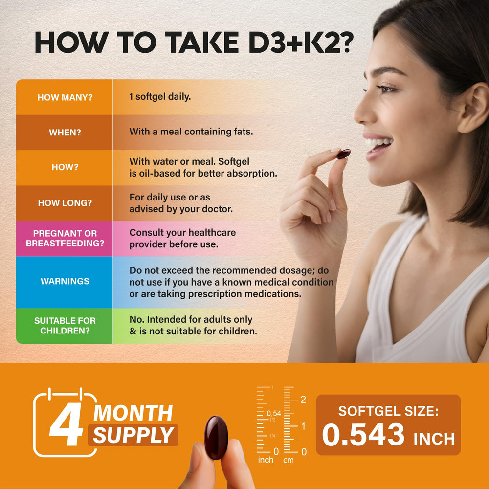 etiqueta nutricional NUTRAHARMONY D3 K2 mostrando ingredientes y pureza