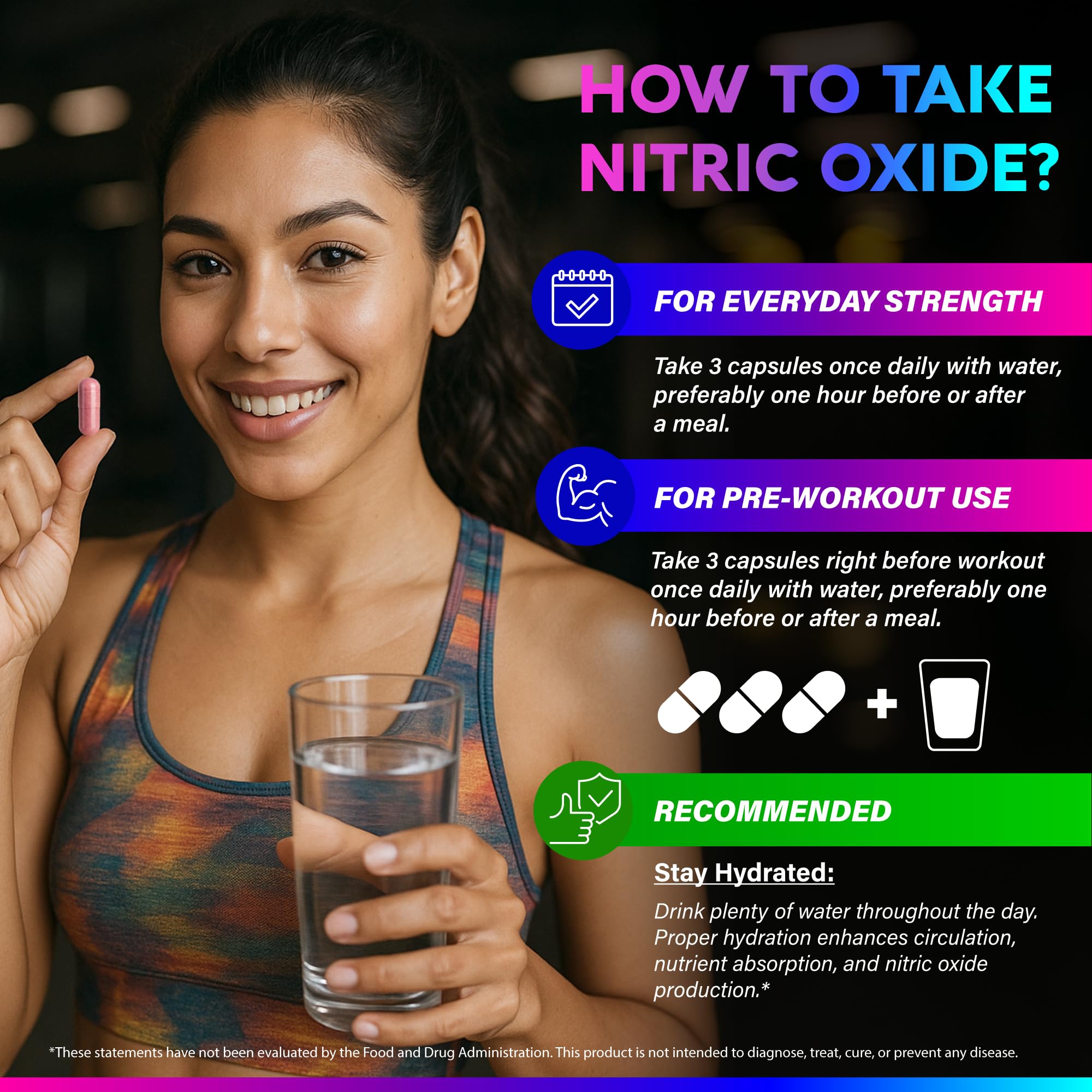 Nutraharmony envase junto a pesas resaltando uso deportivo y rendimiento