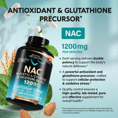 Etiqueta nutricional de NUTRAHARMONY NAC detallada, permite verificar ingredientes y dosis