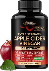 NUTRAHARMONY frente del envase mostrando 120 cápsulas y beneficios claros