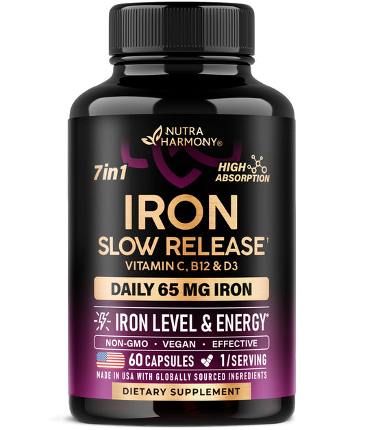 NUTRAHARMONY envase frontal que muestra la fórmula y beneficios