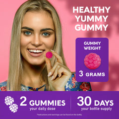 NUTRAHARMONY persona tomando gominola sugiere rutina diaria fácil