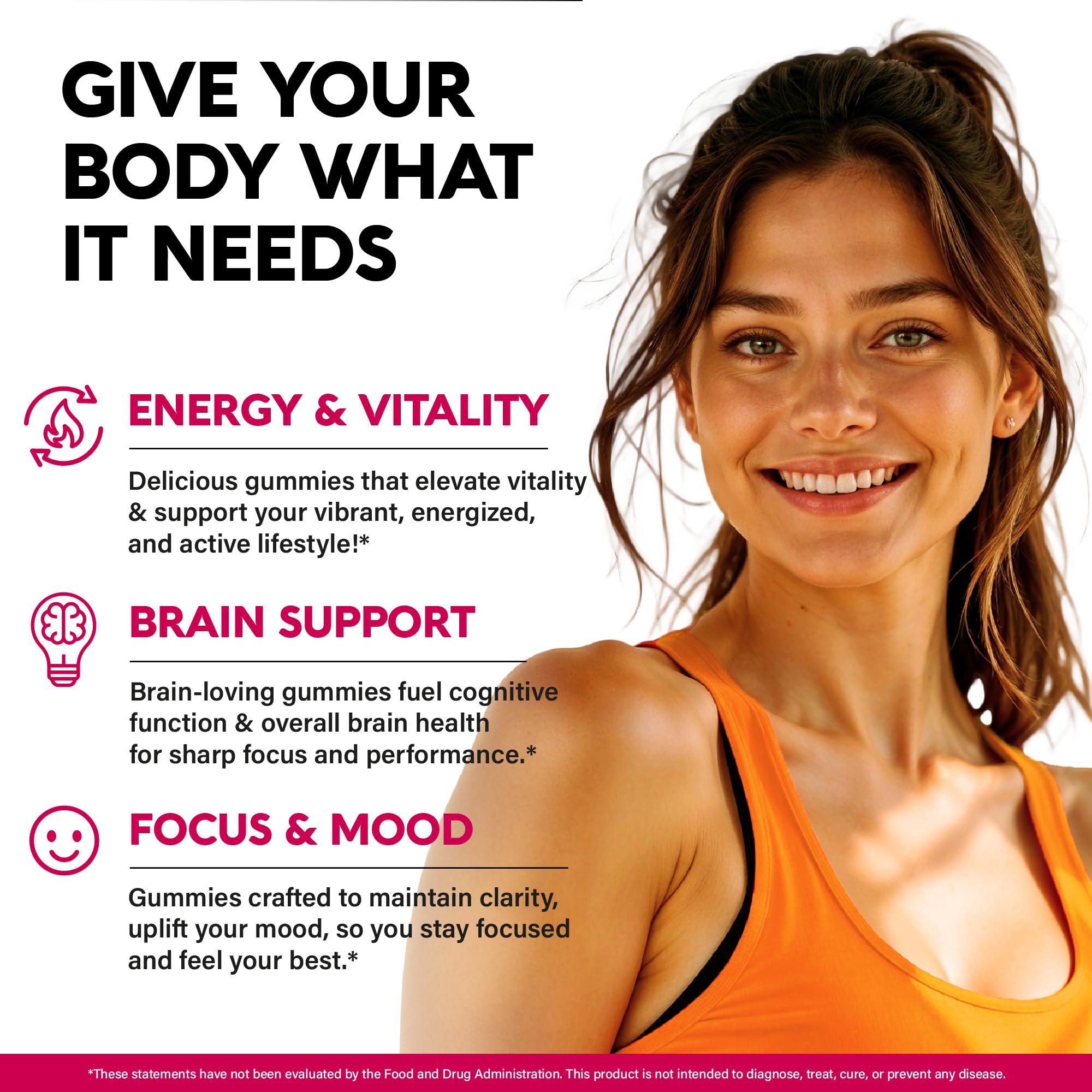 NUTRAHARMONY gomita en mano con textura masticable que facilita la toma diaria