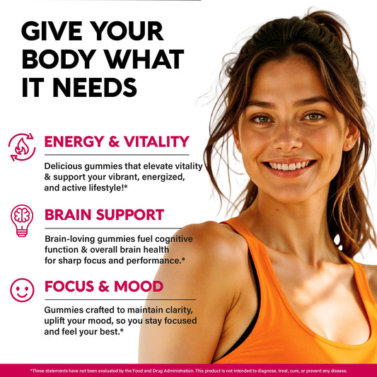 NUTRAHARMONY gomita en mano con textura masticable que facilita la toma diaria