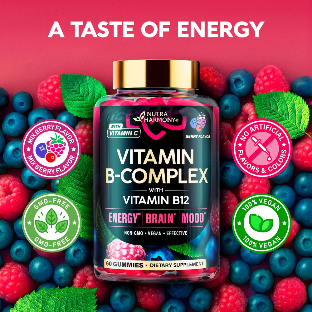 NUTRAHARMONY comparación de tamaño de una gomita junto a monedas para escala