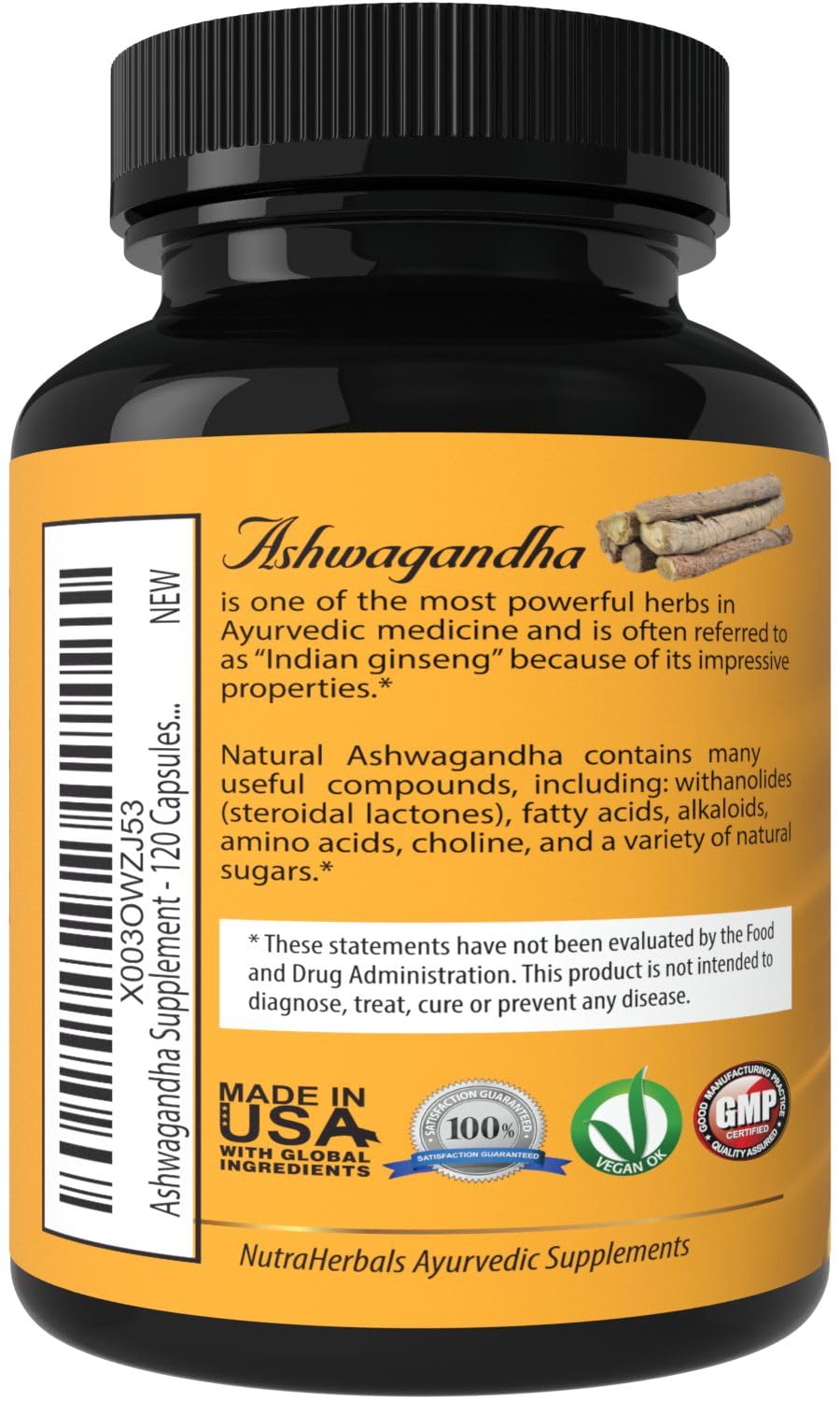 NUTRAHERBALS cápsulas en mano para comparar tamaño y dosis diaria práctica