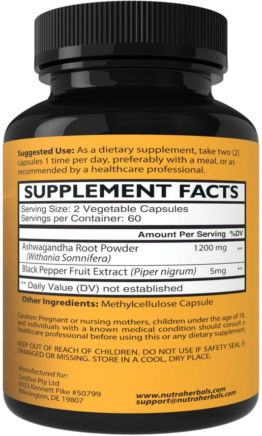 NUTRAHERBALS detalle de cápsulas para ver textura y confianza en pureza