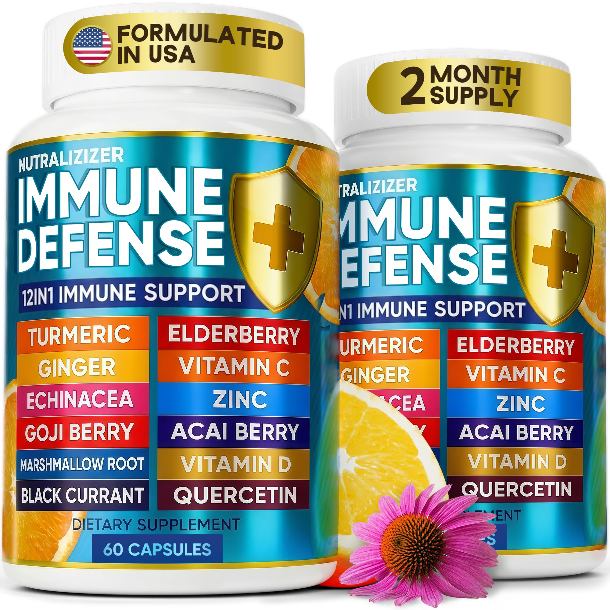 NUTRALIZIZER frontal del empaque mostrando beneficios visibles