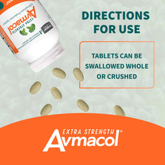 Nutramax Avmacol etiqueta con certificaciones cerca transmite confianza de calidad