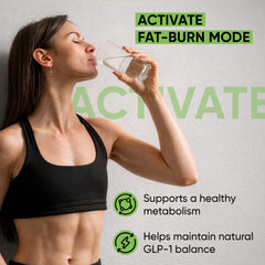 NutraMode etiqueta con lista de ingredientes y beneficios para el metabolismo